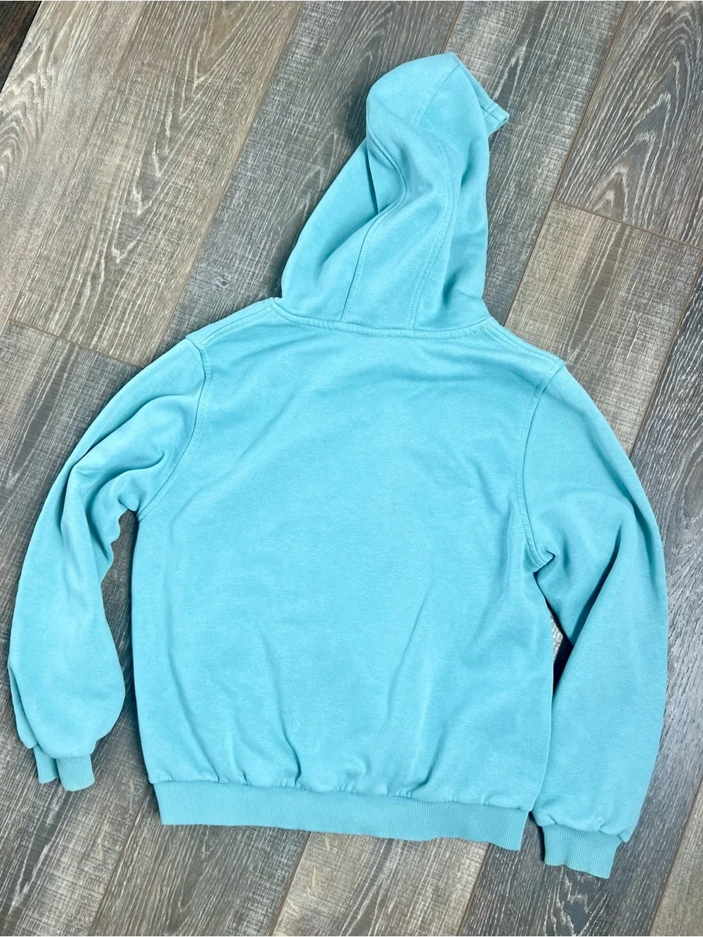 Nike kid’s Teal Crewneck Hoodie with White Logo